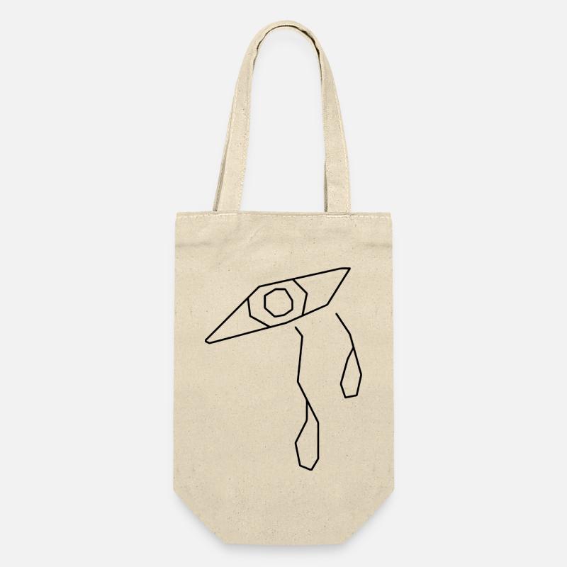 Kubistische Empathie oder Toleranz. - Geschenkbeutel für Flaschen - Natur