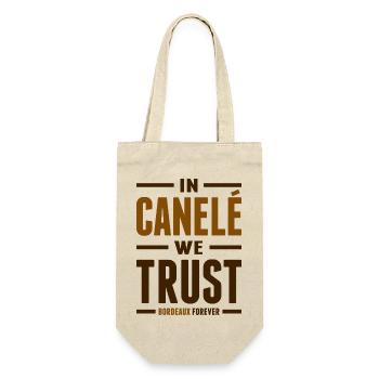 In Canelé we trust - Sac à bouteille - nature - Devant
