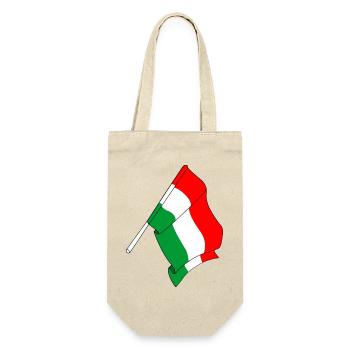 flag Hungary - Gift Bag for Bottles - nature - Front