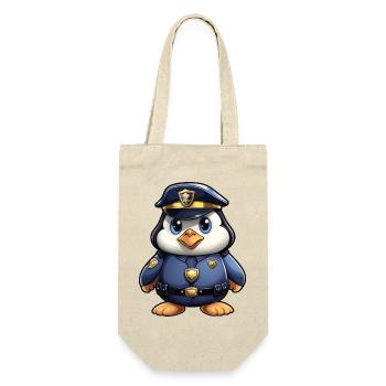 Pingouin policier - Sac à bouteille - nature - Devant
