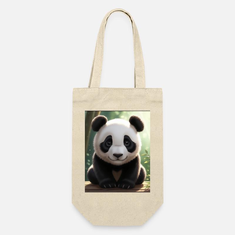 Conception Panda - Sac à bouteille - nature
