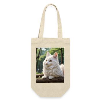 Cute Cat - Gift Bag for Bottles - nature - Front