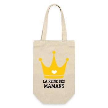 La Reine des Mamans - Fête des Mères - Sac à bouteille - nature - Devant