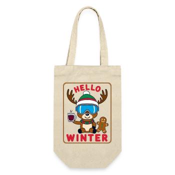 Renne mignon - Sac à bouteille - nature - Devant
