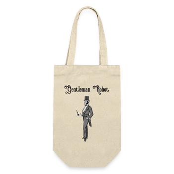 Robot of the past - Gift Bag for Bottles - nature - Front
