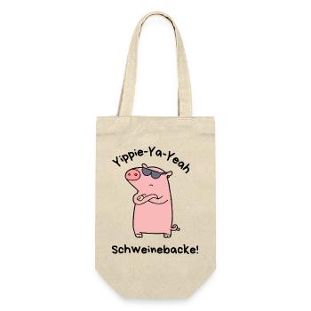 Yippie-Ya-yes Pork Cheek - Gift Bag for Bottles - nature - Front