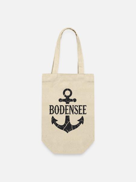 Anker Bodensee Urlaub Schiff - Geschenkbeutel für Flaschen - Natur