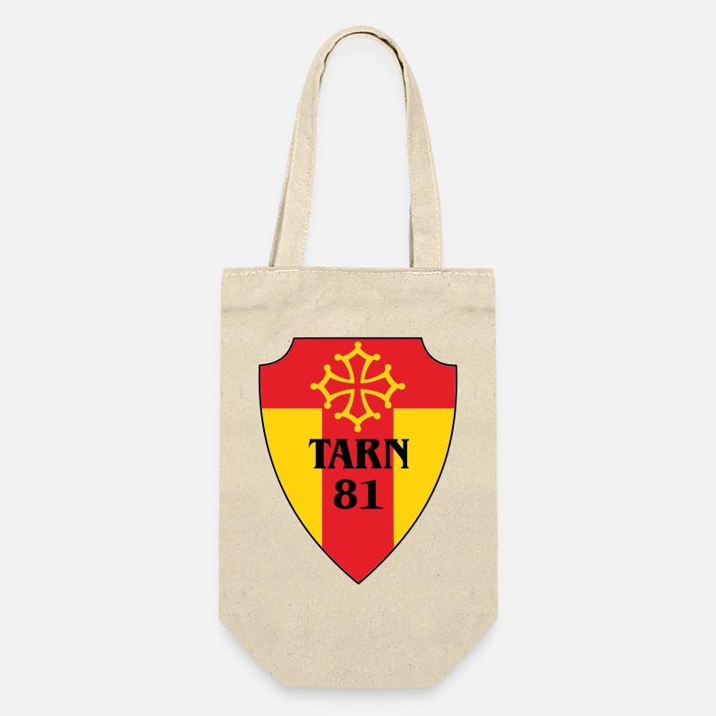 Tarn-Wappen 81 - Geschenkbeutel für Flaschen - Natur
