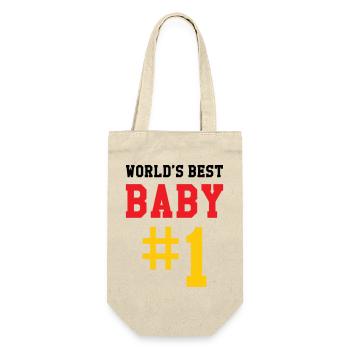 Meilleur bébé - Naissance - Enfant - Sac à bouteille - nature - Devant