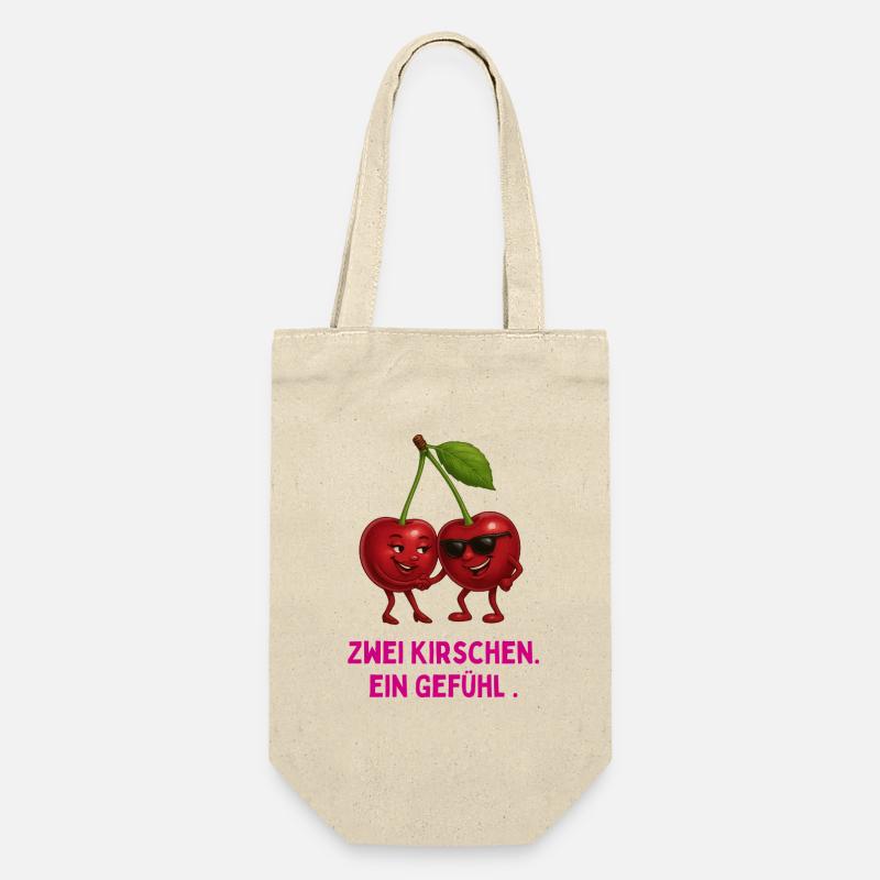 Deux cerises, un sentiment - Sac à bouteille - nature