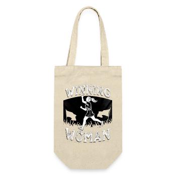Winning Woman Run - Geschenkbeutel für Flaschen - Natur - Vorne