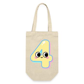 Quatre Kawaii Souriants - Sac à bouteille - nature - Devant