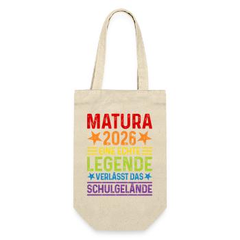 Matura 2026: A legend leaves the school grounds - Gift Bag for Bottles - nature - Front