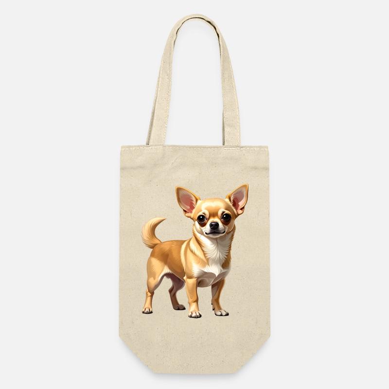 Fawn Chihuahua - Gift Bag for Bottles - nature