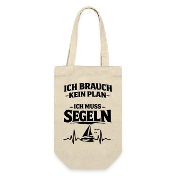 Segeln  - Geschenkbeutel für Flaschen - Natur - Vorne