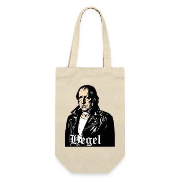 Hegel Philosopher Rebel Portrait - Gift Bag for Bottles - nature - Front