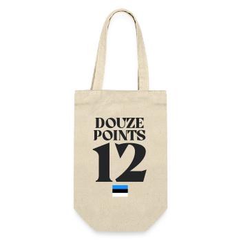 Twelve Points Eurovision Estonia - Gift Bag for Bottles - nature - Front