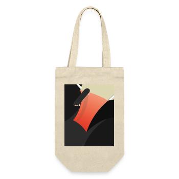 Abstract Red Skateboard - Gift Bag for Bottles - nature - Front