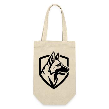 Sécurité du blason du Berger allemand - Sac à bouteille - nature - Devant