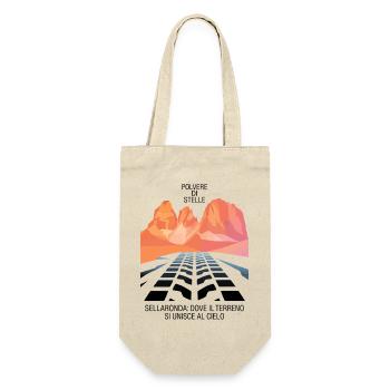 Sellaronda Polvere di Stelle MTB Art Sunset Stardu - Gift Bag for Bottles - nature - Front