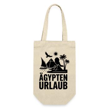 Ägypten Urlaub - Geschenkbeutel für Flaschen - Natur - Vorne