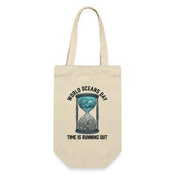 Le temps presse – Marine de la Journée mondiale des océans - Sac à bouteille - nature - Devant