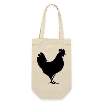 poulet - Sac à bouteille - nature - Devant