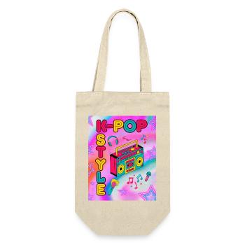 K-Pop Style - Gift Bag for Bottles - nature - Front