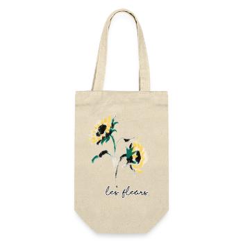 Sunflower Brushstroke Les Fleurs - Gift Bag for Bottles - nature - Front
