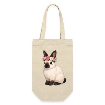 Californian Rabbit - Gift Bag for Bottles - nature - Front