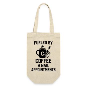 Coffee Nails Nail Design - Gift Bag for Bottles - nature - Front