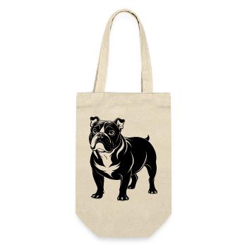 Bouledogue anglais - Sac à bouteille - nature - Devant