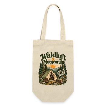 Waldluft & Morgenruhe - Geschenkbeutel für Flaschen - Natur - Vorne