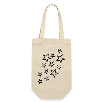 sterne und sternchen - Gift Bag for Bottles - nature - Front