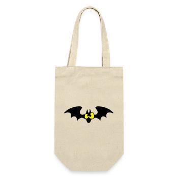 Fledermaus - Geschenkbeutel für Flaschen - Natur - Vorne