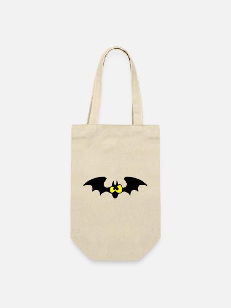 Staring Bat - Two Color Design - Gift Bag for Bottles - nature