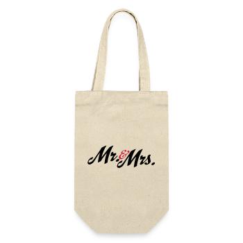 wedding - Gift Bag for Bottles - nature - Front