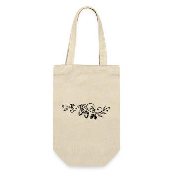 Vrille avec des glands, des feuilles de chêne - Sac à bouteille - nature - Devant