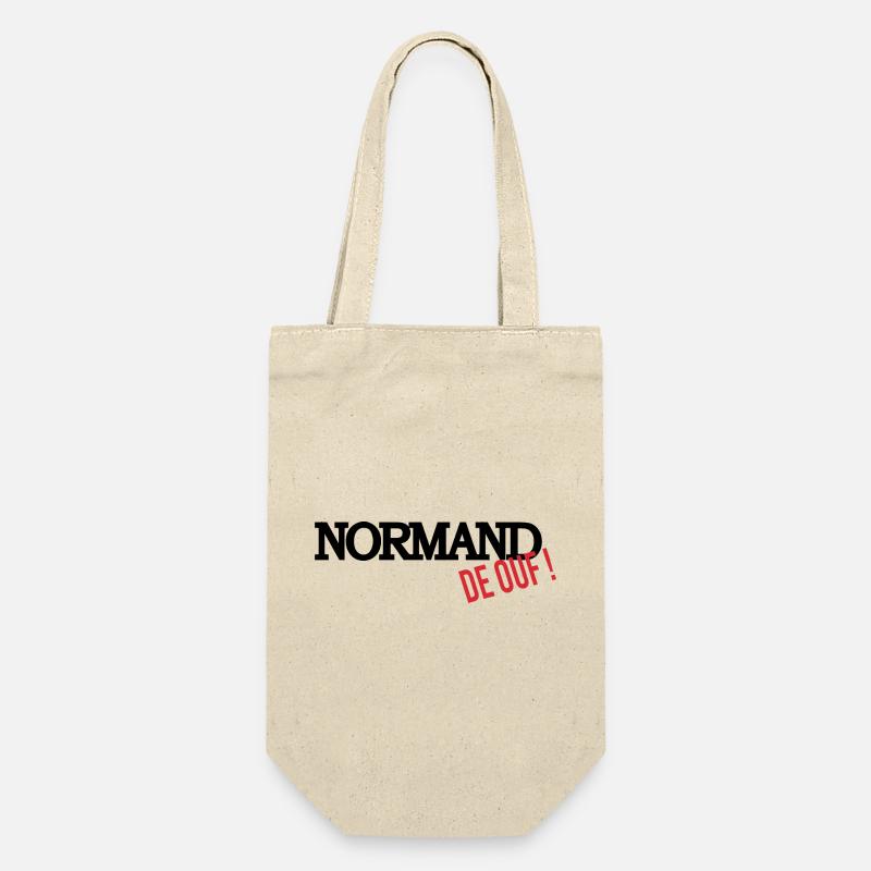 Normand de ouf (noir) - Sac à bouteille - nature