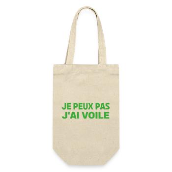 JE PEUX PAS, J'AI VOILE - Sac à bouteille - nature - Devant