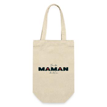 Bonne fête MAMAN. Fête des mères Joyeuse fête mère - Sac à bouteille - nature - Devant