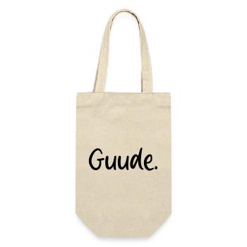Guude - Geschenkbeutel für Flaschen - Natur - Vorne
