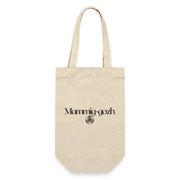 Mammig-gozh Triskell Fête grands-mères Bretonne - Sac à bouteille - nature - Devant
