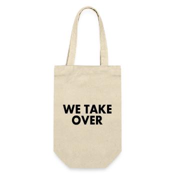 We take over - Geschenkbeutel für Flaschen - Natur - Vorne