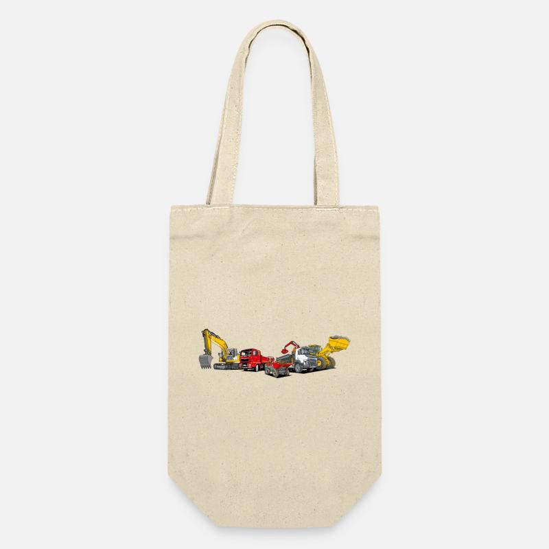 Construction Machinery Fleet - Gift Bag for Bottles - nature