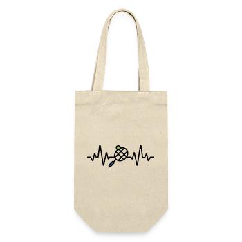 I love Tennis - Gift Bag for Bottles - nature - Front