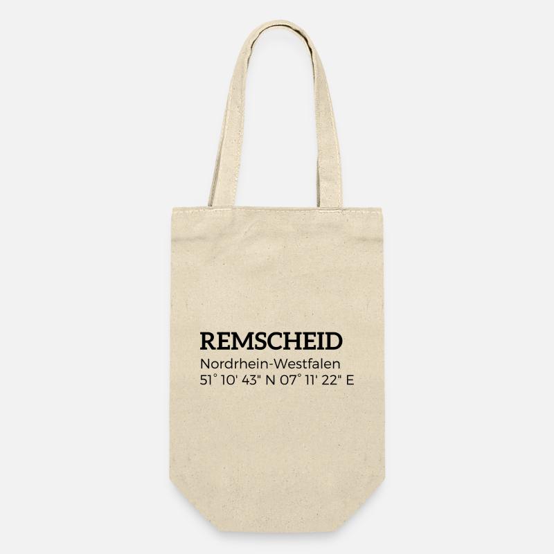 Remscheid North Rhine-Westphalia coordinates - Gift Bag for Bottles - nature