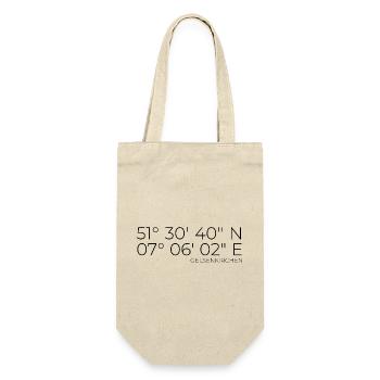 Coordinates: Gelsenkirchen, Germany, North Rhine-Westphalia - Gift Bag for Bottles - nature - Front