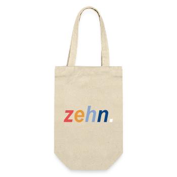 10. Geburtstag Geschenk Sohn Tochter - Geschenkbeutel für Flaschen - Natur - Vorne