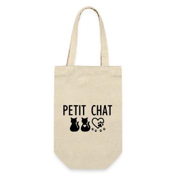Little cat - Gift Bag for Bottles - nature - Front